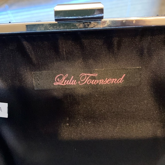 Lulu Townsend Glitter Crossbody Evening Bag - Picture 5 of 16